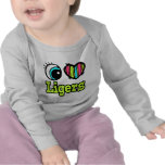 Bright Eye Heart I Love Ligers Shirts