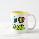 Bright Eye Heart I Love Math Mug