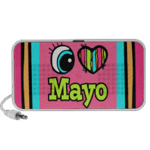 Bright Eye Heart I Love Mayo Travelling Speakers