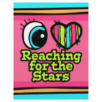 Bright Eye Heart I Love Reaching for the Stars Personalized Flyer