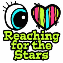 Bright Eye Heart I Love Reaching for the Stars Photo Sculpture
