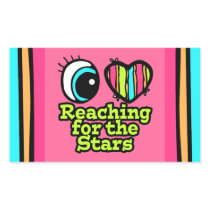 Bright Eye Heart I Love Reaching for the Stars Sticker
