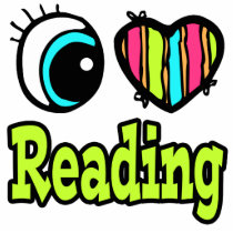 Bright Eye Heart I Love Reading Cut Outs