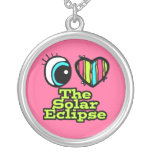 Bright Eye Heart I Love Solar Eclipse Necklace