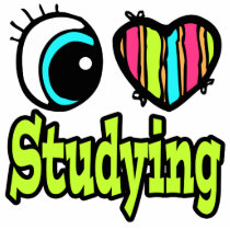 Bright Eye Heart I Love Studying Photo Cut Outs