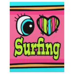 Bright Eye Heart I Love Surfing flyers