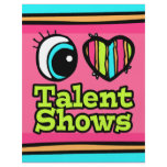 Bright Eye Heart I Love Talent Shows flyers