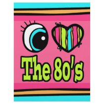 Bright Eye Heart I Love the 80s Full Colour Flyer