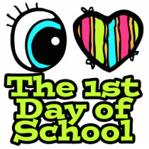 Bright Eye Heart I Love The First Day Of School Cut Out