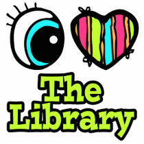 Bright Eye Heart I Love The Library Photo Cut Out