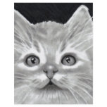 BRIGHT-EYED CAT IN PENCIL: ART flyers