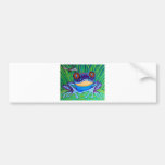 Bright eyed frog bumper sticker