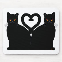 Bright Eyes Heart Mouse Mats