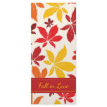 Bright Fall Leaves Wedding Program