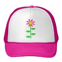 Bright Flower Mesh Hats