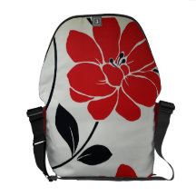 Bright Flower Rickshaw Messenger Bag
