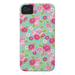 Bright Girly Floral iPhone 4 Case casemate cases