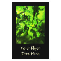 Bright Green Abstract. Flyers