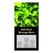 Bright Green Abstract. Photo Cards