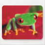 Bright Green Frog Mouse Mat