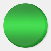 Bright Green Gradient - Emerald Greens Template B Refrigerator Magnet