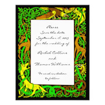 Bright Greens Celtic Save the Date Announcement