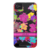 Bright Hibiscus Case-Mate ID™ Apple 4/4S Cover Id Iphone 4 Covers