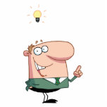 Bright Idea Business Man Photo Cut Outs