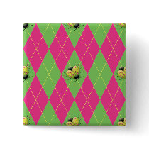 Bright Ladybug Button