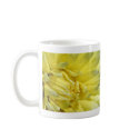 Bright, Lemon Yellow Dahlia mugs