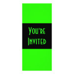 bright lime green custom announcement