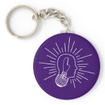 Bright Mind(white) keychains