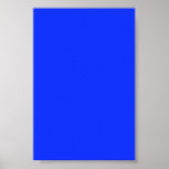 Bright Neon Blue Background on a Poster