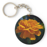 Bright Orange Marigold keychains