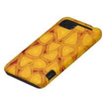 Bright Orange Shape HTC Vivid Cover
