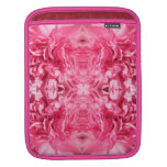 Bright Pink Abstract Art Texture iPad Sleeve Case