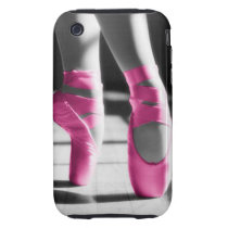 Bright Pink Ballet Shoes Tough Iphone 3 Case
