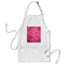 Bright Pink Feather Boa Apron