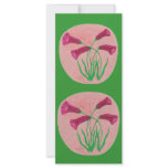 Bright Pink Flowers Rack Card rack cards