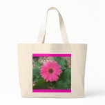 Bright Pink Gerber Daisy Bag