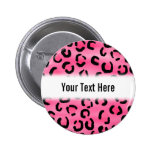 Bright Pink Leopard Print Pattern.