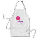 Bright Pink Lollipop Apron