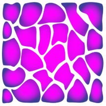 Bright Pink Pattern Photo Cut Outs
