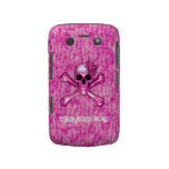 Bright Pink Skull BlackBerry Bold Case casemate cases
