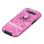 Bright Pink Skull Samsung Galaxy Case