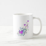 Bright Purple Butterfly Mug
