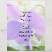 Bright Purple Violet Full Color Flyer
