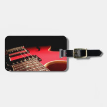 Bright Red Electric Guitar Photo