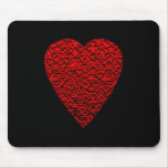Bright Red Heart Picture. Mousemat