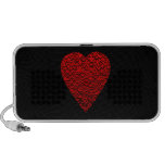 Bright Red Heart Picture. Travel Speakers